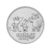 25 руб. 2012 г. Талисманы Олимпийских игр Сочи - 2014